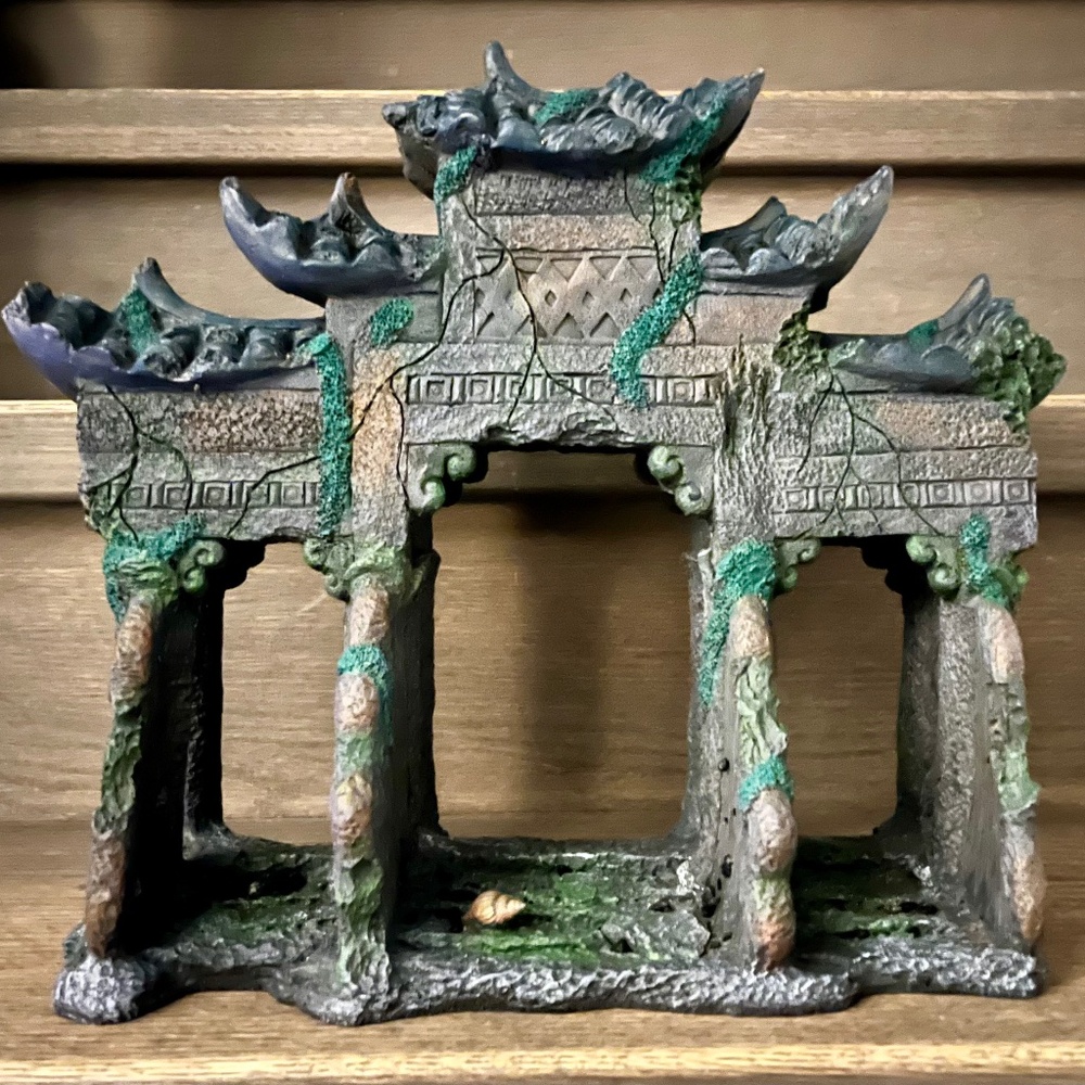 Temple Ruins Aquarium Decoration
